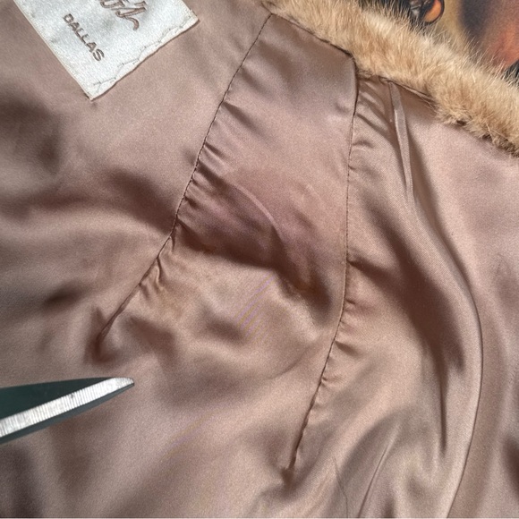 Vintage Bifano’s Dallas Gold Frost Mink Hooded Jacket Medium – 1981 Appraisal + - Picture 10 of 17